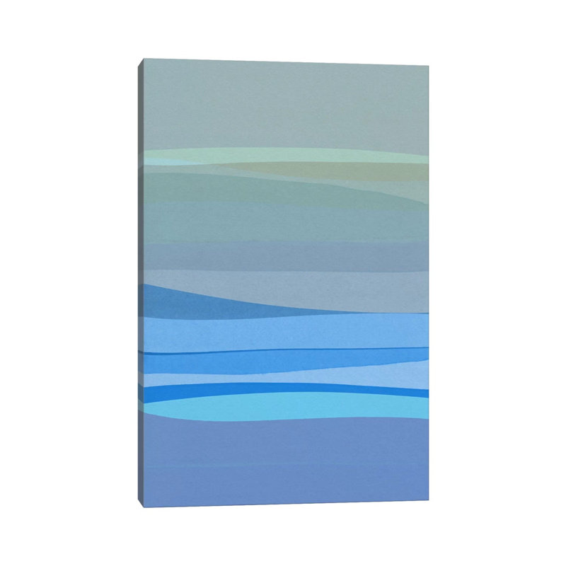 Blue Abstract I by Orara Studio - Wrapped Canvas Gallery-Wrapped Canvas Giclée, 66.04 cm H x 45.72 cm W x 1.91 cm D