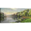 The Mill Pond by Peder Mørk Mønsted - Wrapped Canvas Print-1256972961