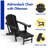 Cait Foldable Outdoor Adirondack Chair With Ottoman-1137982644