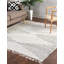 Tapis uni / rayé couleur crème Bracen-812617089