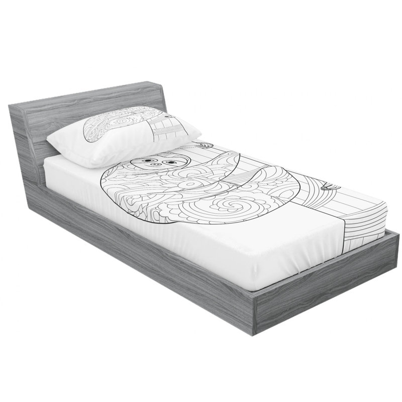Microfiber Sheet Set, Twin XL Sheet Set with Fitted Sheet