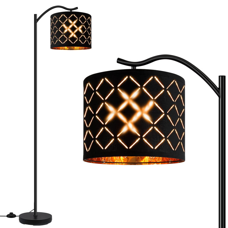 Lampe sur pied DEL traditionnelle 62,50 po Nieisha