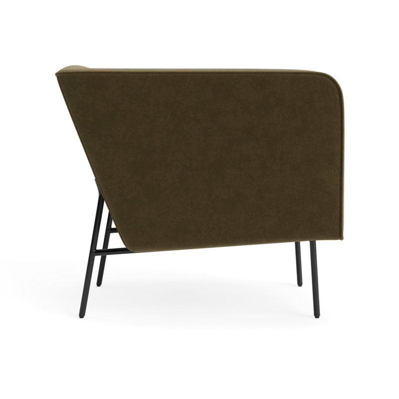 MTO - Dandy Lounge Chair Black Legs, Moss Velvet