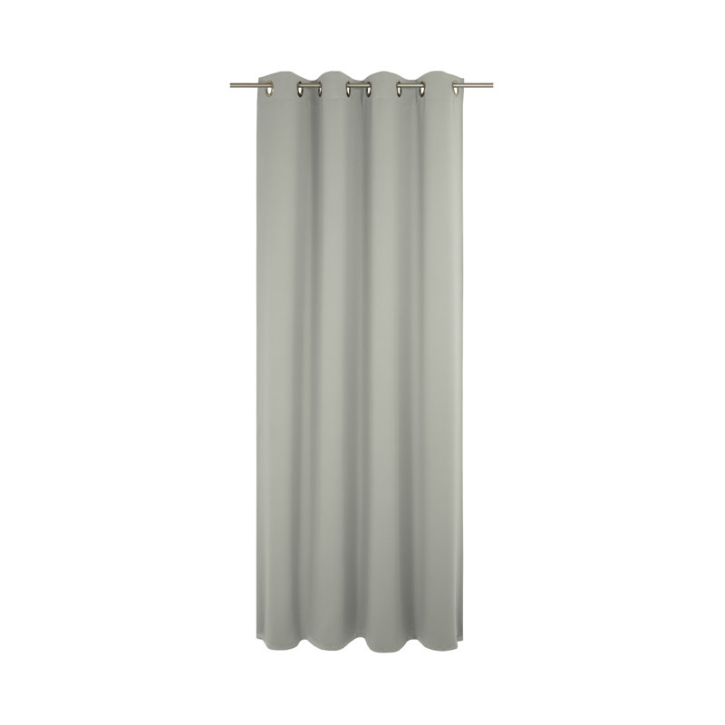 Aadhyan Room Darkening Curtain, Taupe, 132 W x 245 D cm