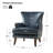 Awad Vegan Leather Wingback Armchair-440105571