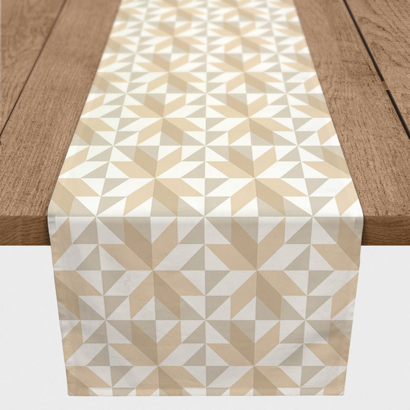 Vita Geometric Table Runner, 72" x 16"