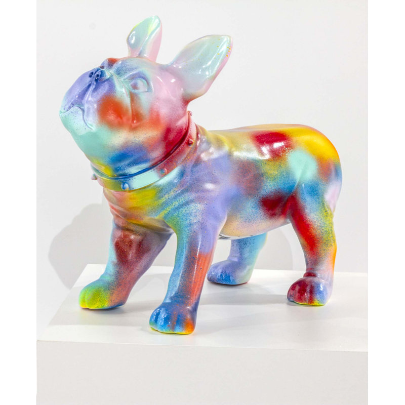 Animals Figurines & Sculptures, Blue/Purple/Red