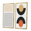 Creative Creative Designs in Retro Colors III - Ensemble de 2 peintures-1216847215-1216847213