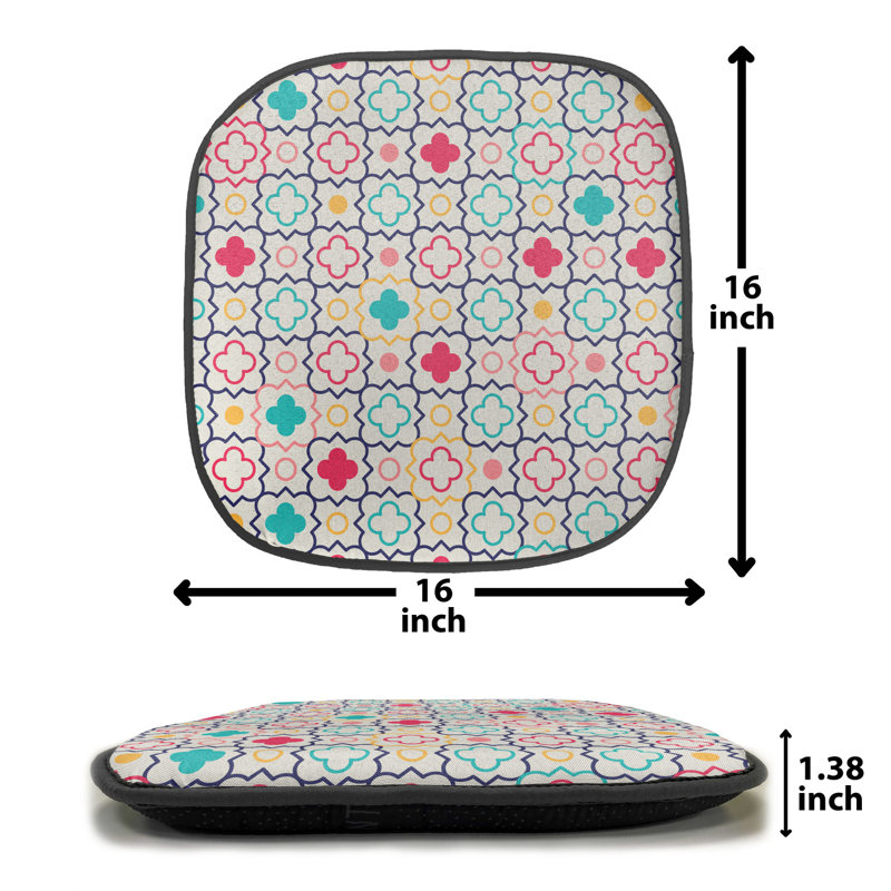 Outdoor 1.38'' Dining Chair Seat Cushion