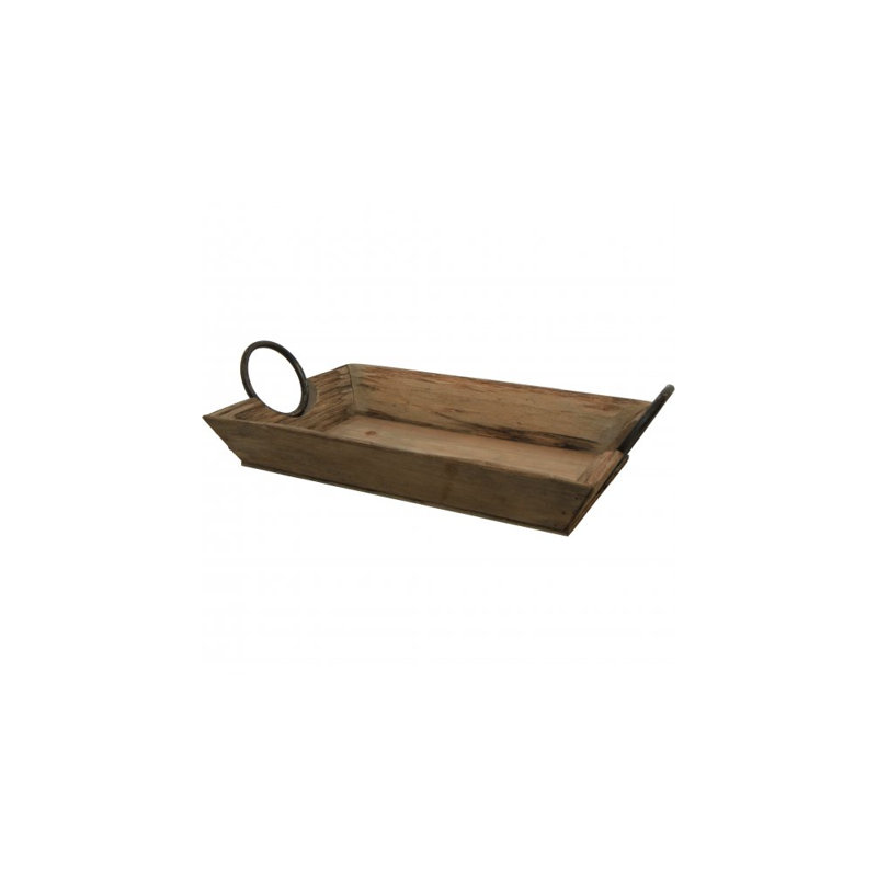 Plateau de service en bois Chasity