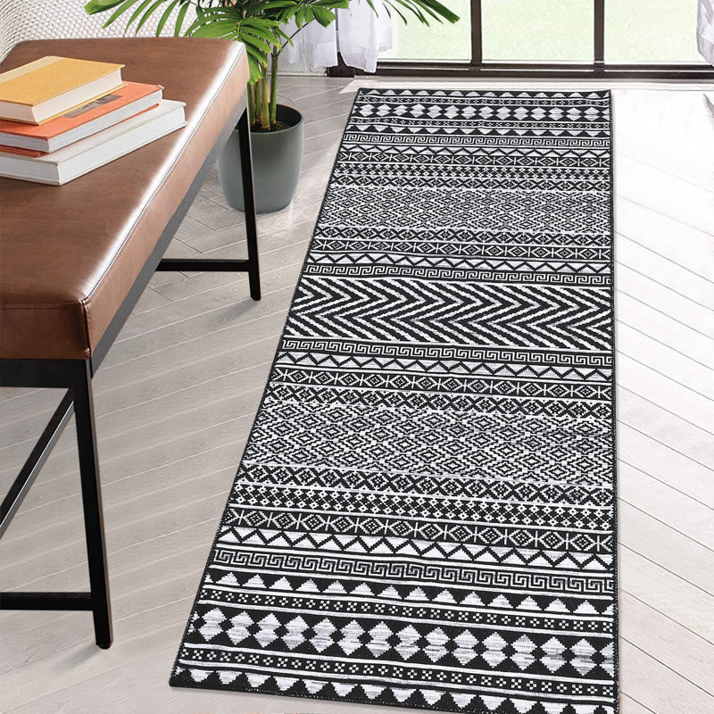 Tapis Karelie avec envers antidérapant, Tapis de couloir 2 pi x 12 pi