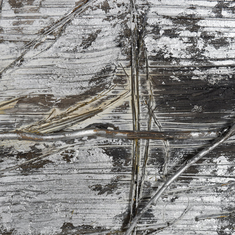 Couches neutres encadrées sur toile, peinture acrylique