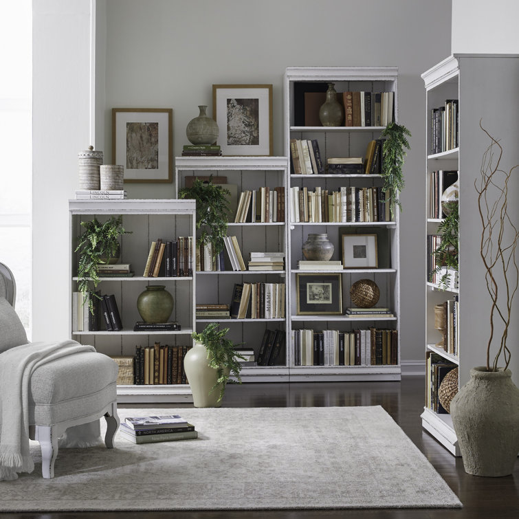 Anjelique Stepped Bookcase Wall