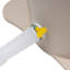 YYBSH 2.4 Cubic Feet cu. ft. Portable Dryer in Apricot Colour-92576643