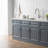 KRAUS Oletto Single Handle Pull Down Kitchen Faucet with QuickDock Top Mount Installation Assembly-2112306307