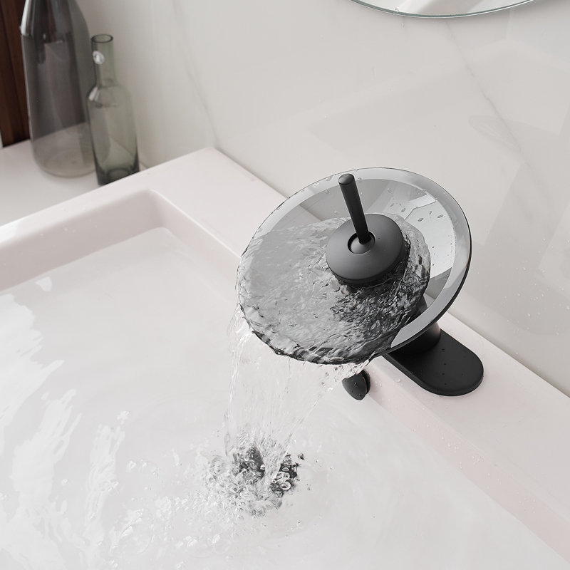 Single-Hole Single-handle Bathroom Faucet, Matte Black
