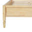 Structure de lit plateforme très grand en bois avec tête de lit à panneau classique, support de lattes en bois, aucun sommier requis, assemblage facile, naturel-1694815771-1694815772