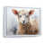 White Floater Framed