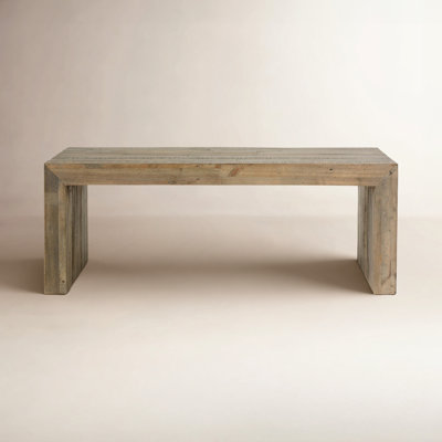 42" Solid Wood Coffee Table