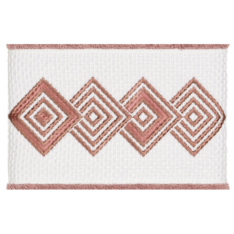 Noah 3 Piece Turkish Cotton Towel Set, Tea Rose
