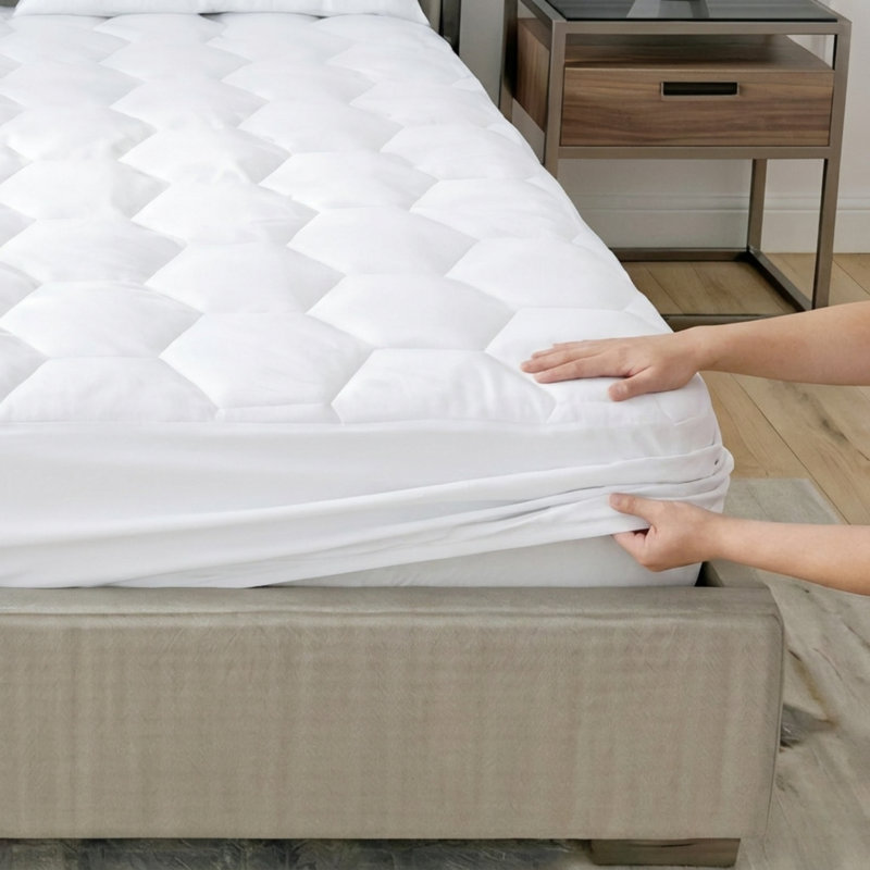 Cianchette Waterproof Elastic Mattress Protector Case Pack, Double (4'6)