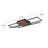 Dimmable LED Wood Flush Mount Ceiling Light