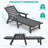 Oversized HDPE Chaise Lounges – Adjustable 5-Position Outdoor Recliners with Wheels & Cup Holders, Weather-Resistant for Patio, Pool, Garden-2108403213-2096513491