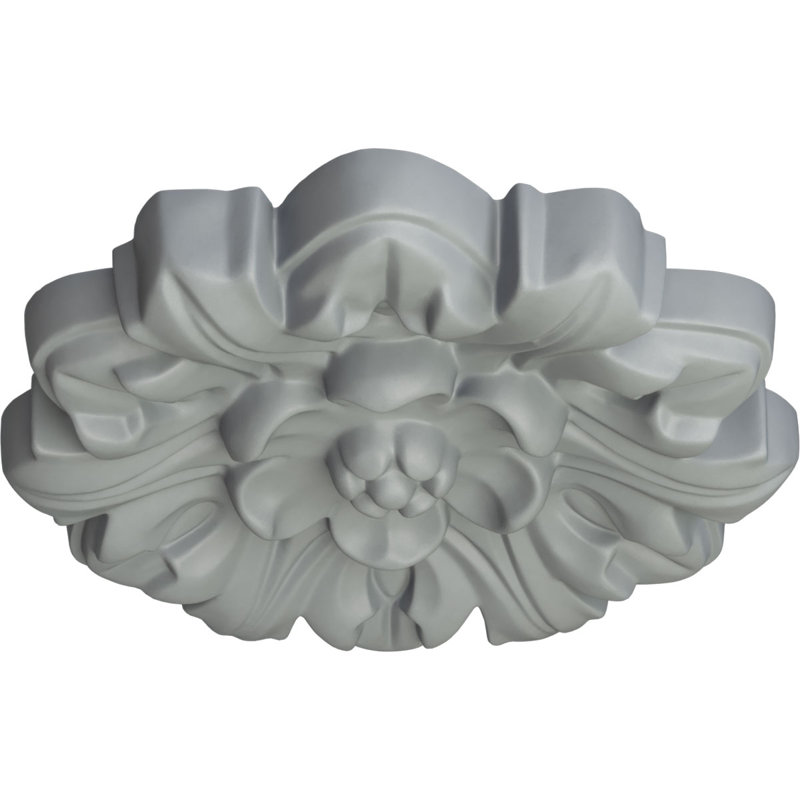 Petit médaillon de plafond Endurathane, Alexandrie, Avec une couche d'apprêt