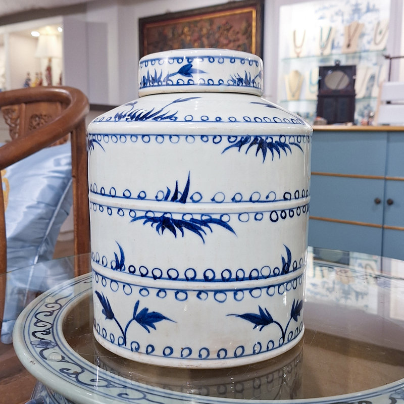 Pot en porcelaine gingembre fabriqué à la main