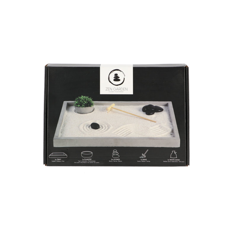 Zen Garden, 3.7cm H x 30.3cm W x 22.4cm D