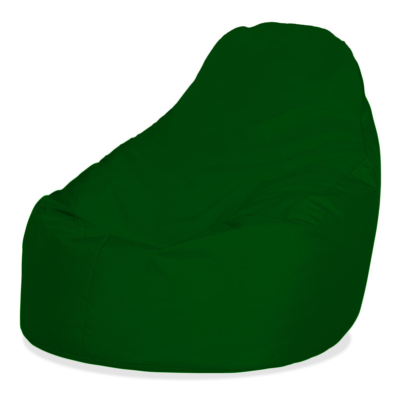 Outdoor Friendly Classic Bean Bag, Dark Green, Beans