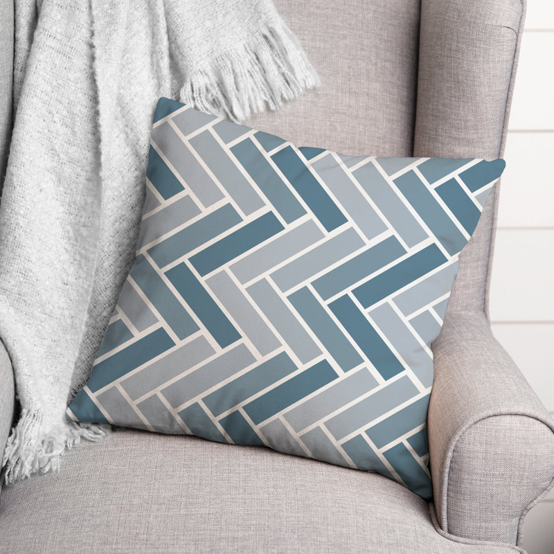  Coussin décoratif intérieur / extérieur, Bleu
