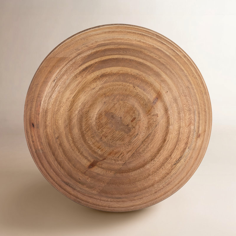 Nena Decorative Wooden Orb, H 6 po x l 6 po x P 6 po