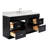 Hamlet 67'' Single Bathroom Vanity with White Quartz Top-93068148