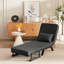 Fauteuil-lit pliant convertible 5-en-1 avec dossier réglable - Fauteuil-lit multifonctionnel pour les petits espaces, les appartements et les bureaux-1304319442