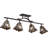 Amerski 42'' 4 -Light Fixed Track Track Kit with Dimmable and Adjustable Head