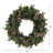Snowed Pinecone Christmas Wreath with LED Lights