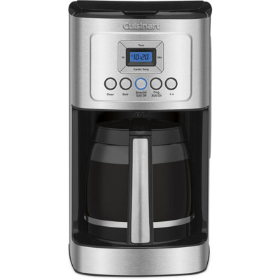 Cuisinart 14-cup Programmable Coffeemaker With Glass Carafe, Fully Automatic For Brew Strength Control & 1-4 C In Stainless Steel