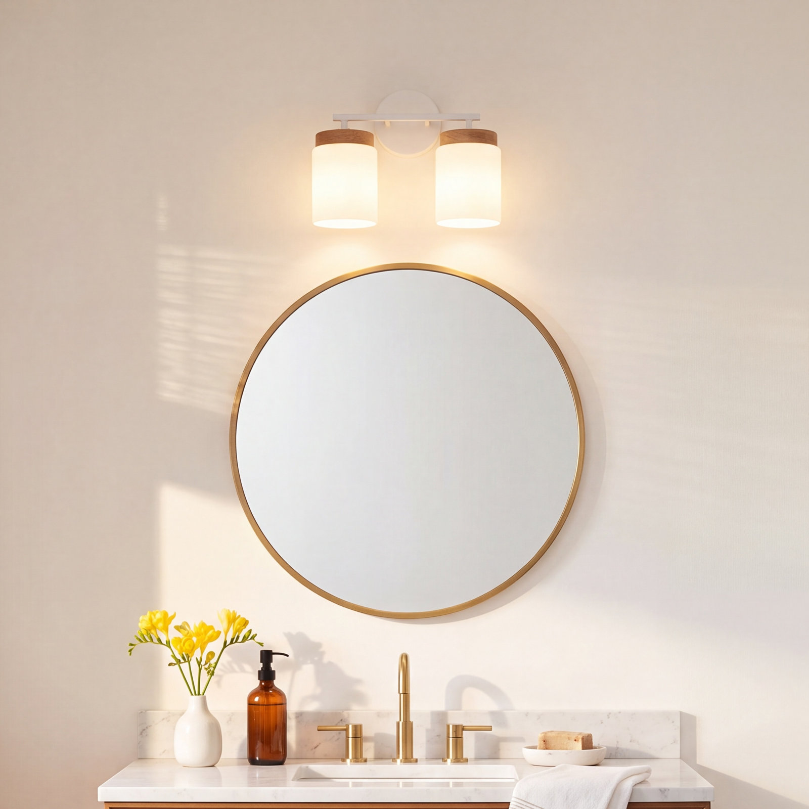 Donal 2 Light Dimmable Vanity Light