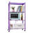Pervin 27.9'' W Metal Shelving Unit with Wheels-1217333383