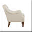 Chaise d'appoint moderne et contemporaine Discus 30,5 po - Fauteuil d'appoint Boucle-1757568484