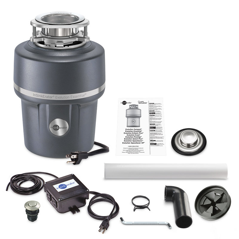Evolution Essential 3/4 HP Continuous Feed Garbage Disposal