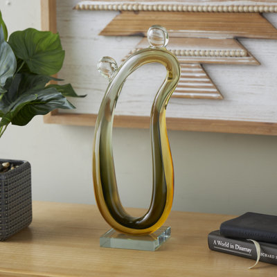 Sculpture en verre Howund