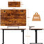 T-Shape Electric Standing Desk With Monitor Stand Memory Smart Pannel Home Office Desk-1316802650-1311674232-1316802649