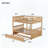 Full Over Full Convertible Bunk Bed with Trundle-1809167433