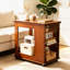 Table d'appoint mobile en bambou