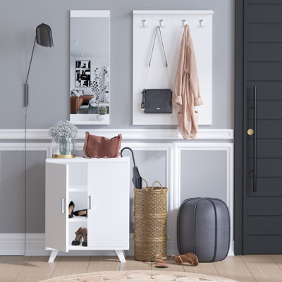 Hall Tree with Shoe Storage