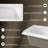 54" W X 32'' D Alcove Rectangular Bathtub Drop-in Soaking Left Drain Tub 3-Wall Acrylic White Bathroom Tub with Integrated Overflow