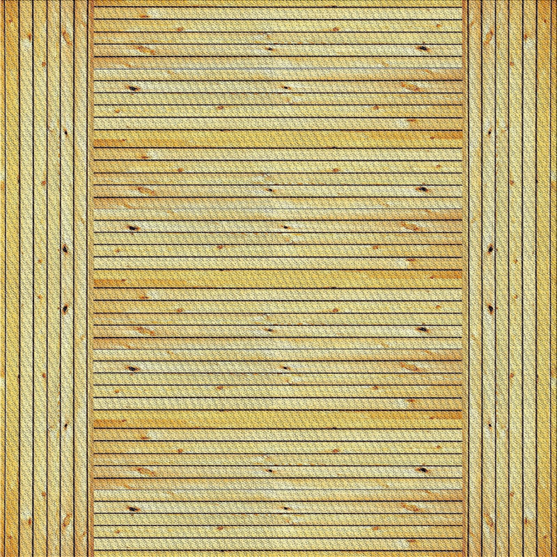 Tapis de zone brune à motifs, Carré 5 pi