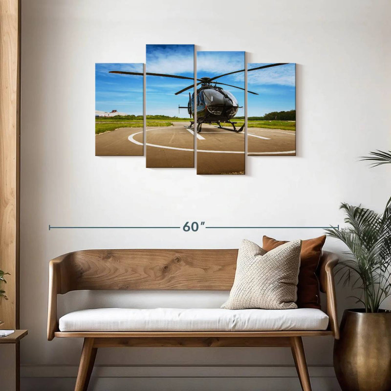 Mehar Helicopter, 27" H x 43" W